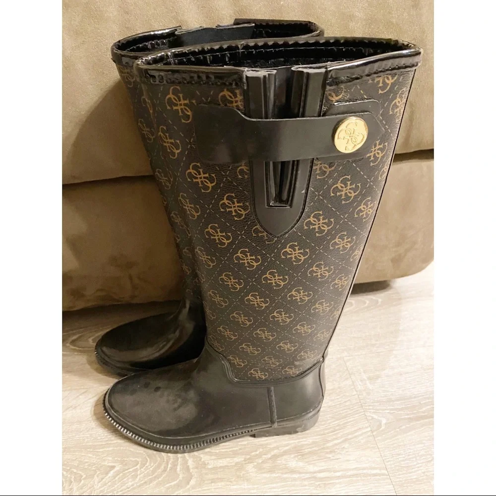 Guess rubber rain boots - Picture 1 of 2